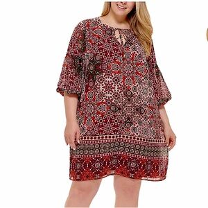 Vince Camuto Chiffon Shift Dress